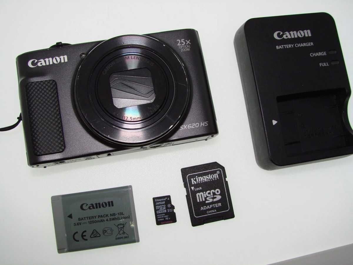 Canon PowerShot SX620 HS компактен цифров фотоапарат Full-HD, 20MP