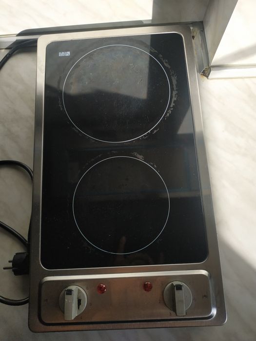 Двоен керамичен/индукционен котлон за вграждане