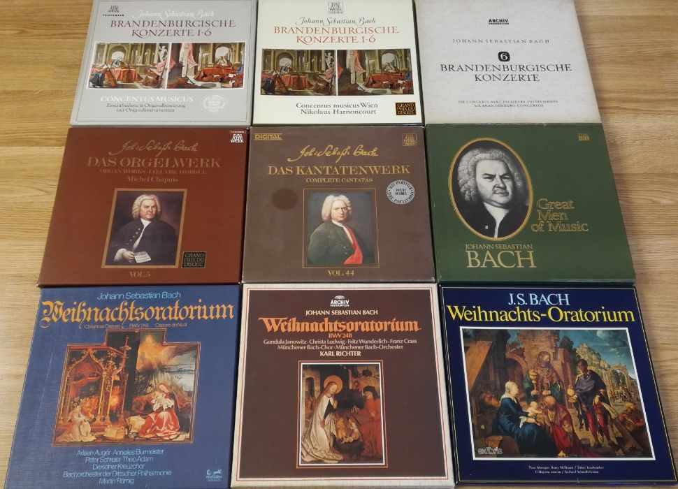 Vinil/vinyl - Clasica - Bach, Brahms, Handel - Box-uri - Lista