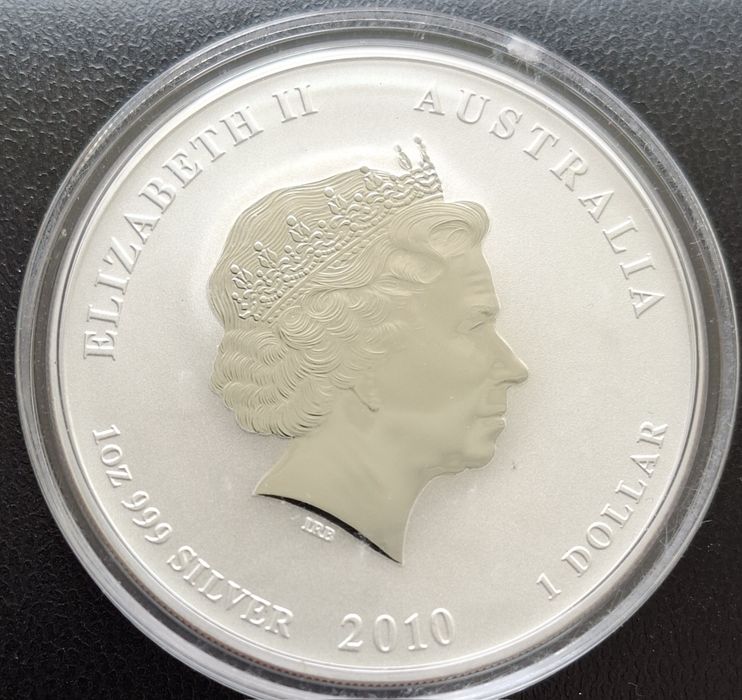 1 oz, Цветен лунар, 2010 - Година на тигъра
