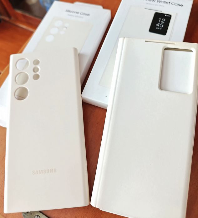 2 huse silicon pt Samsung Galaxy s23 ultra, folosite + BONUS 1 husa !