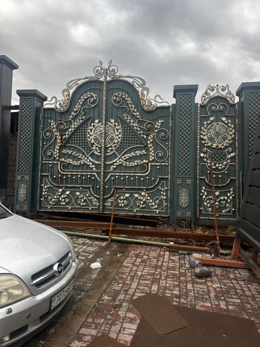 Эксклюзивные кованые ворота под ключ