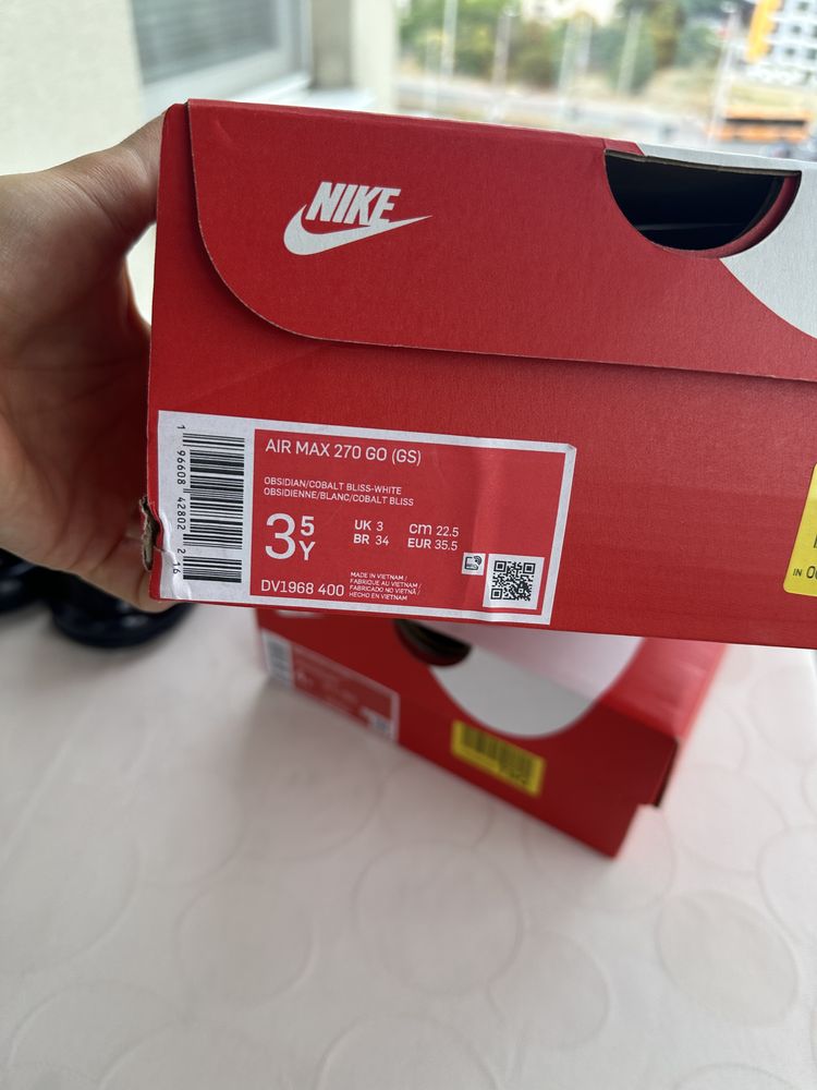 Продавам два чифта маратонки nike airmax 270-  35 1/2 и 36 номер