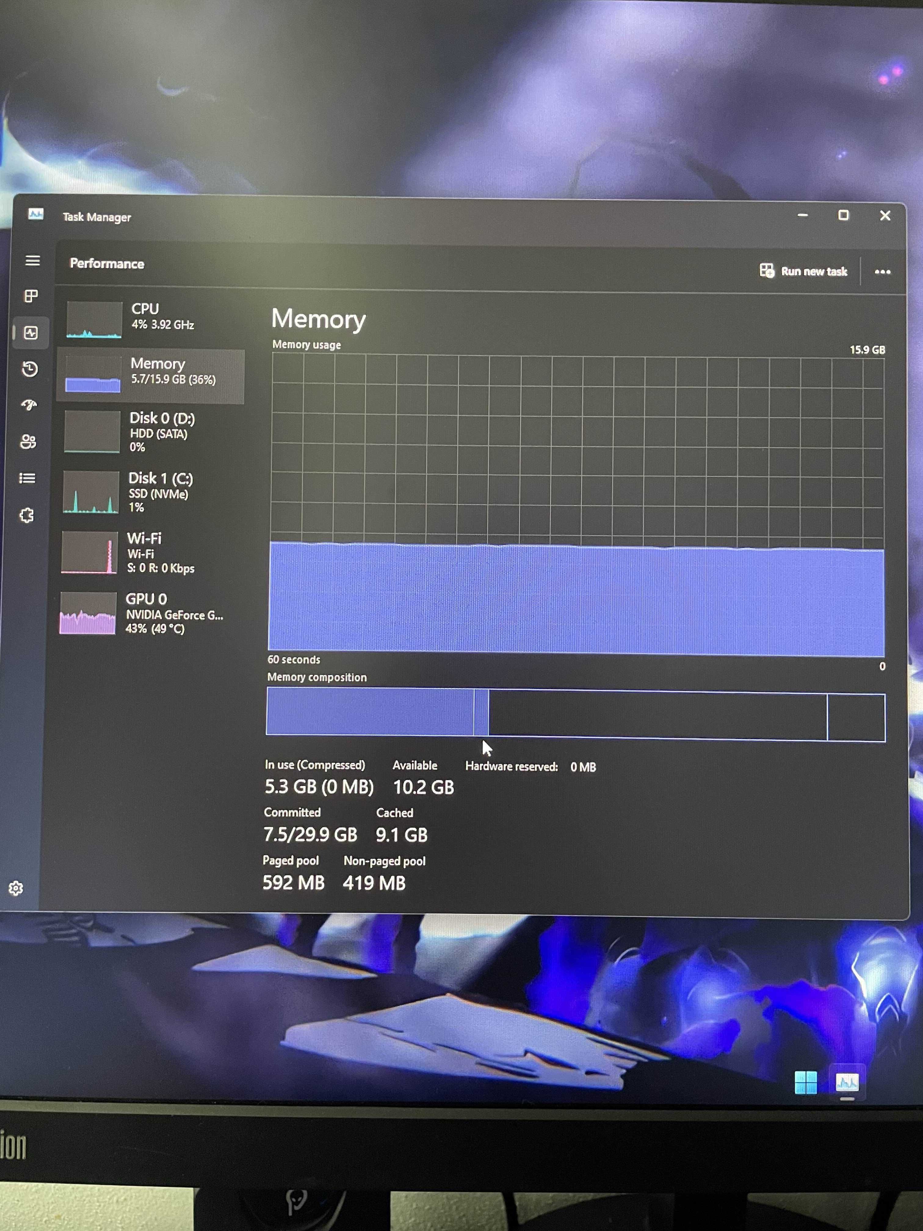 PC Gaming Legion GTX 1660 6GB Vram , Ryzen 5 3600 16 GB Ram