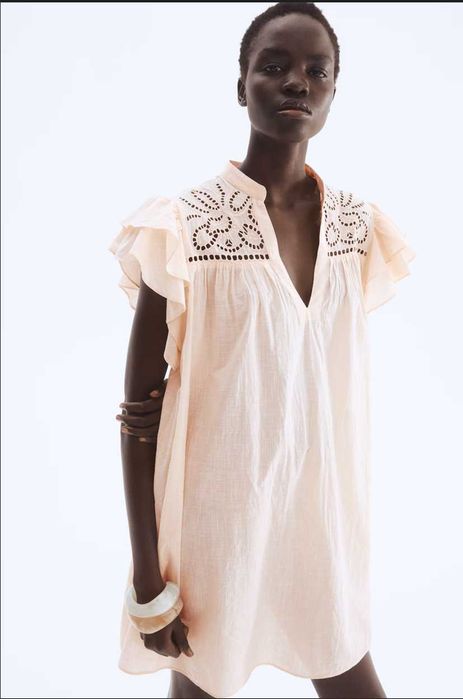 Новые летние платья H&M с кружевом, L(50/54) и /XL(54/58)