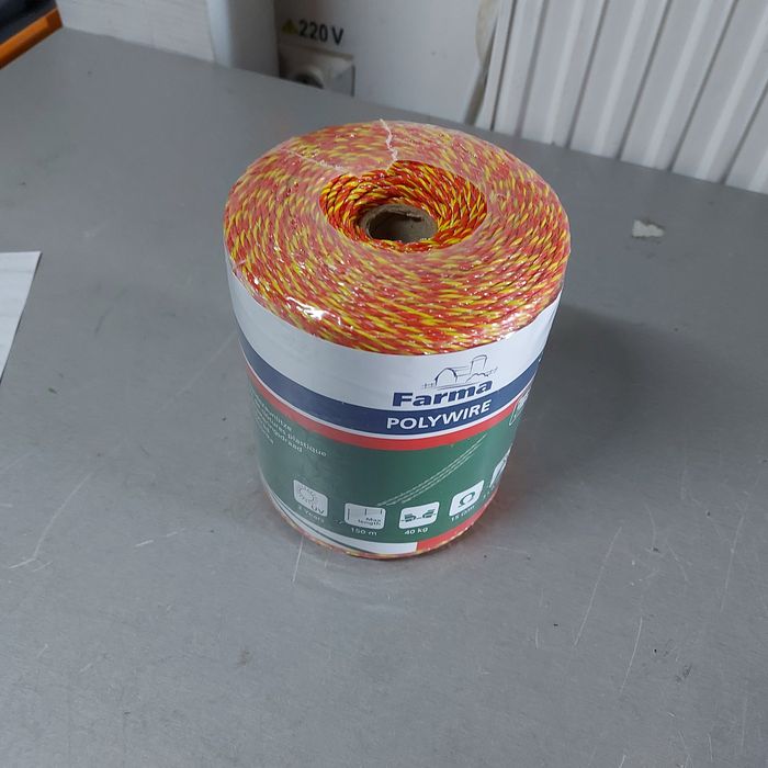 Cablu gard electric 1000m 3x0,16mm fire, poliamida cu insertii inox