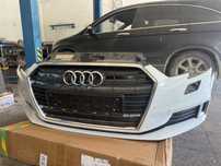 Оборудвана броня с решетка Audi A3 8V Sport Facelift бяла