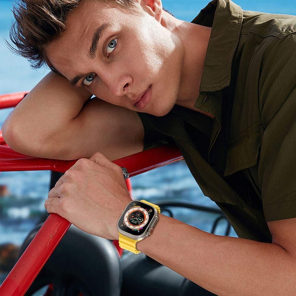 Еластомерна каишка tech protect за apple watch ultra/ ultra 2 yellow