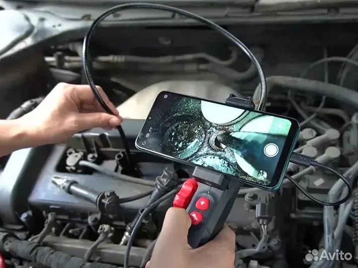 Проверка двигателя эндоскопом