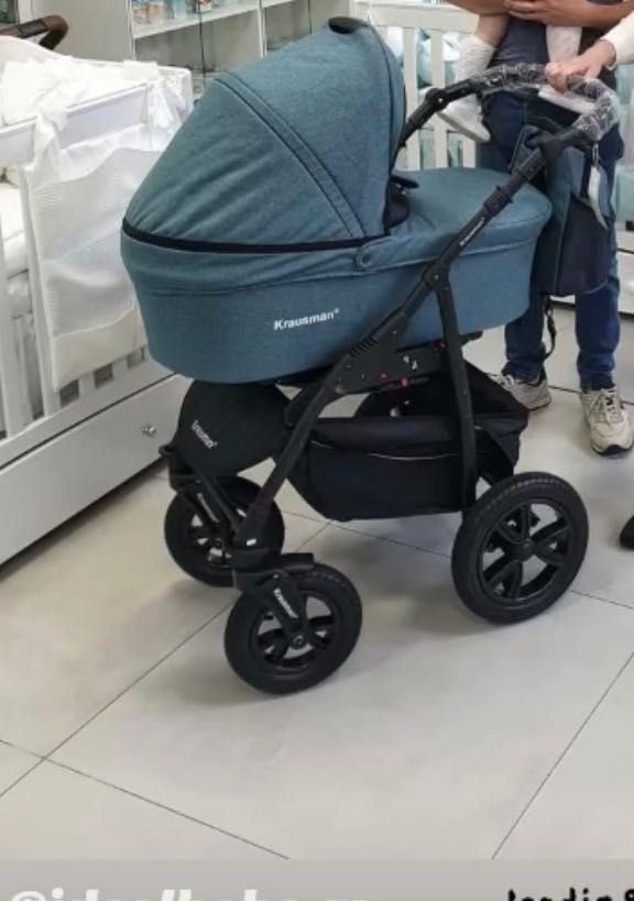 Krausman—Cărucior  3 în 1 Trend Green Prestige—Testat ADAC