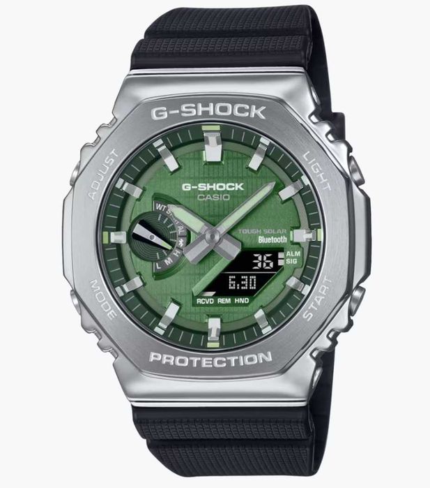 Ceas Casio G shock GMb 2100a 1a3er, Metal smarald .Nou, Garantie 2ani