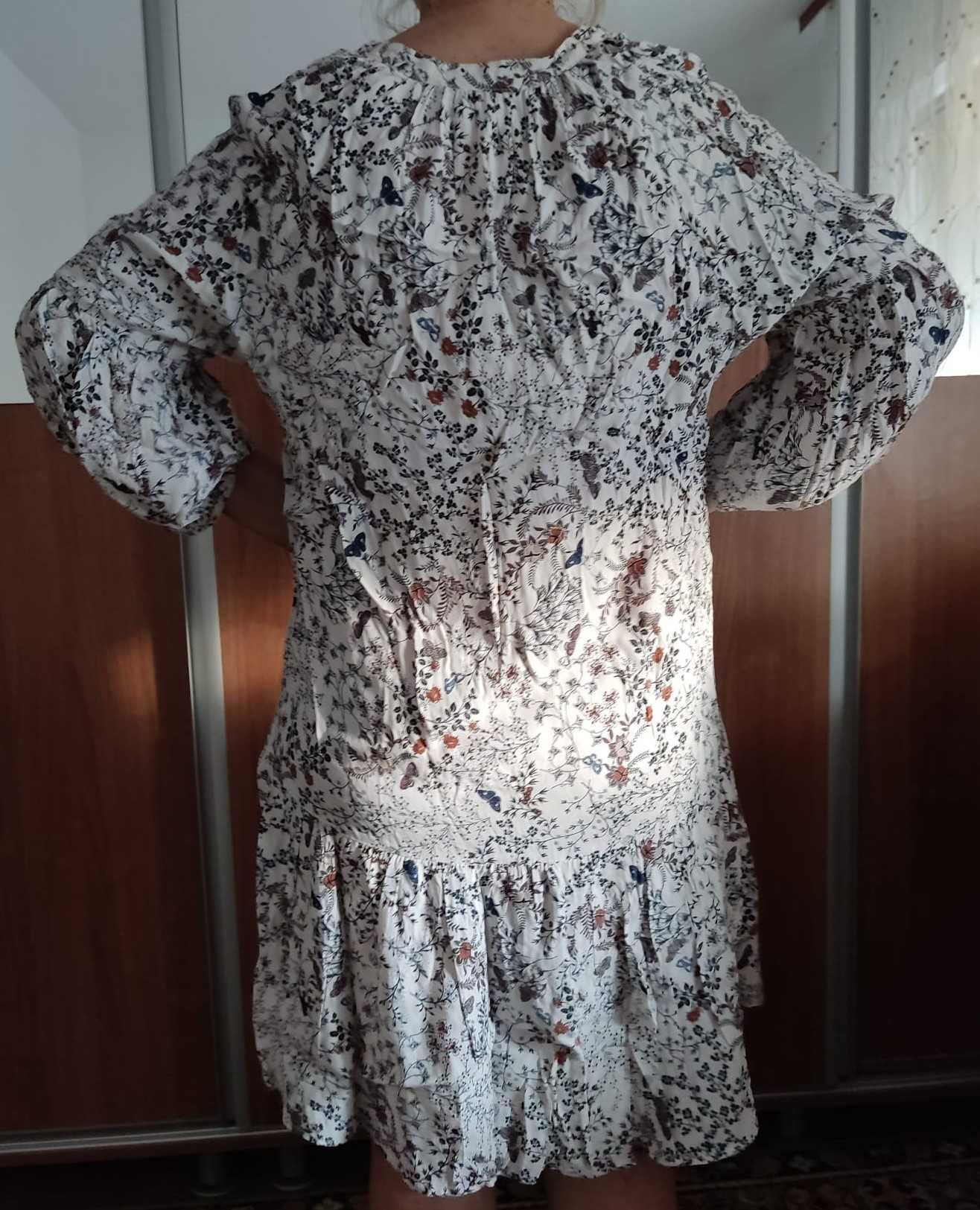 Rochie Mango, imprimeu floral, noua fara eticheta, L(42)