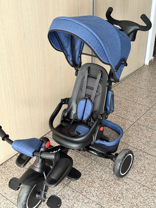 Tricicletă pliabilă cu copertina Baby Care Folding