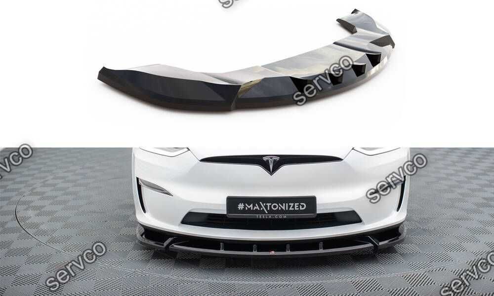 Prelungire bara fata Tesla Model X Mk1 2021- v4 - Maxton Design