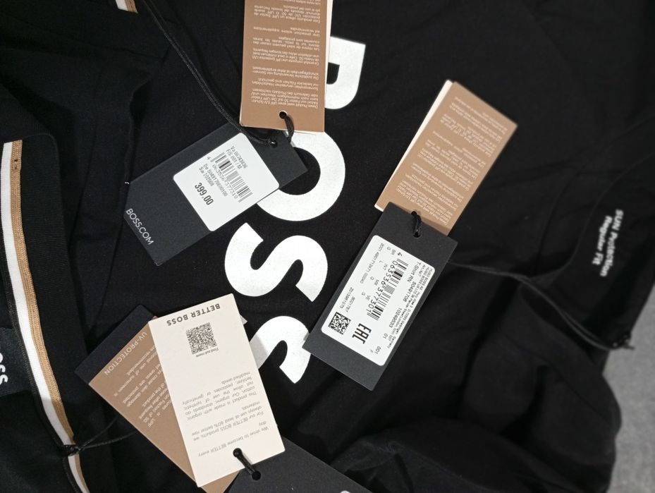 HUGO BOSS,Unisex.Tricou cu imprimeu logo, Original.marime:M și L