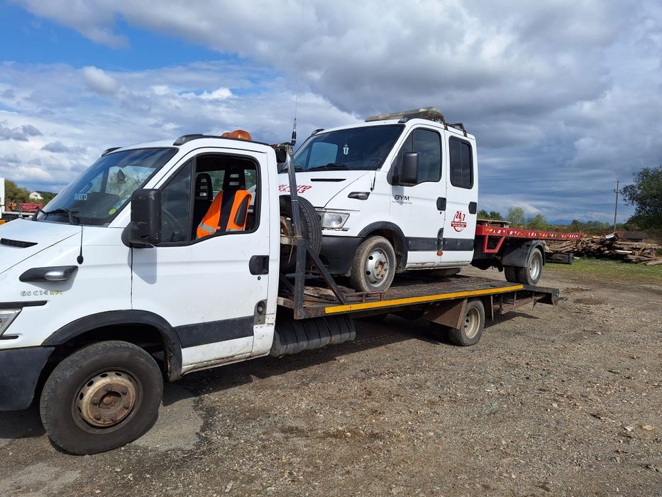 Transport auto non-stop mașini defecte, avariate accidentate, utilaje