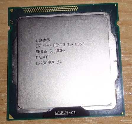Процессор Intel Pentium g860 (двухядерный, 3 гигагерца)  LGA1155