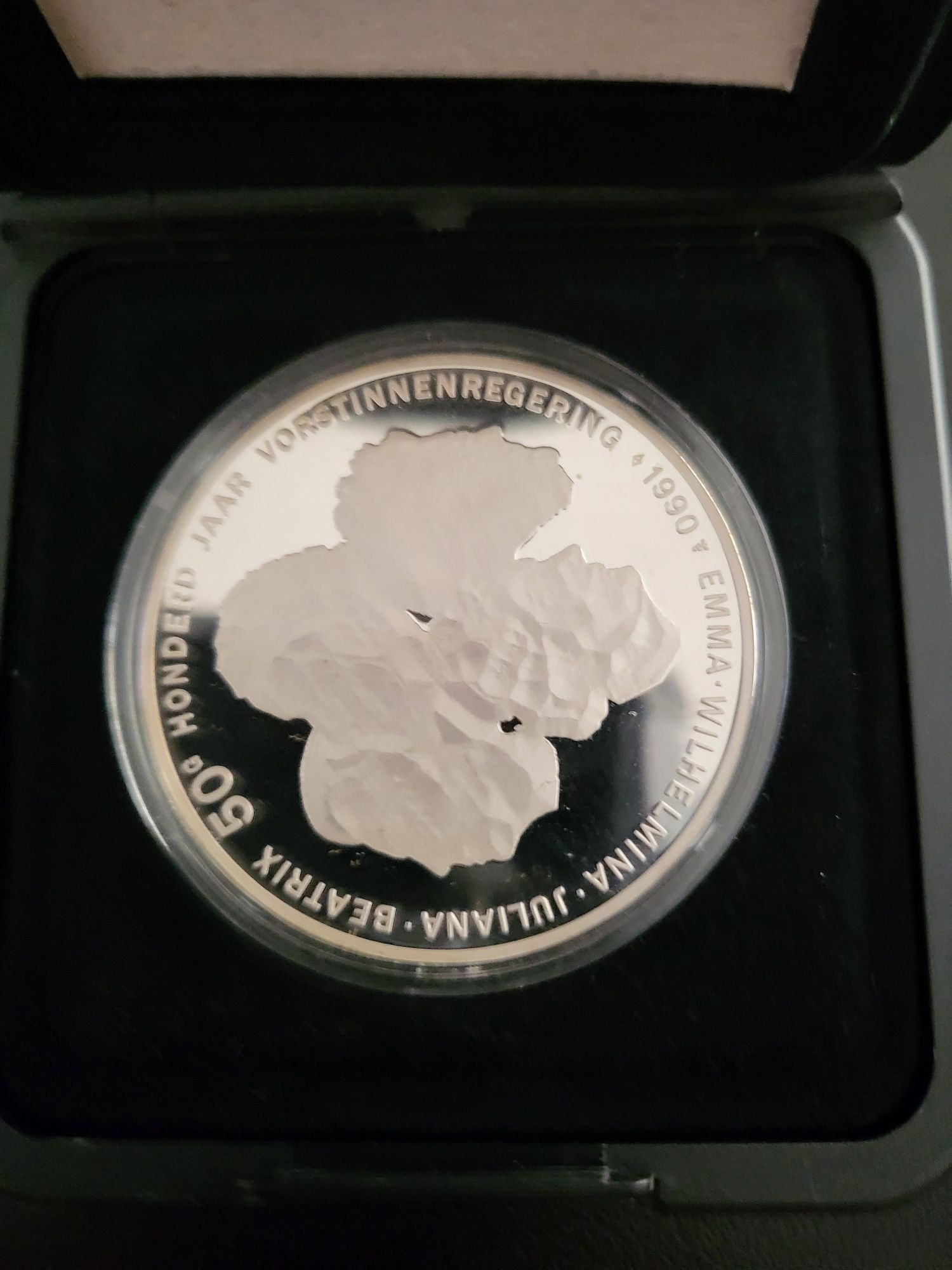 Moneda de argint 50 Gulden 1990