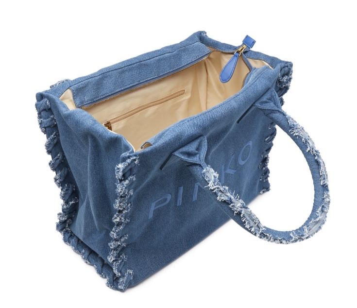 Уникална дънкова чанта PINKO