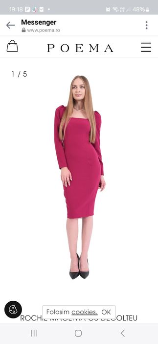 Rochie Poema 40 magenta