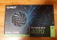 Видеокарта rtx 4070 Palit dual (новая)