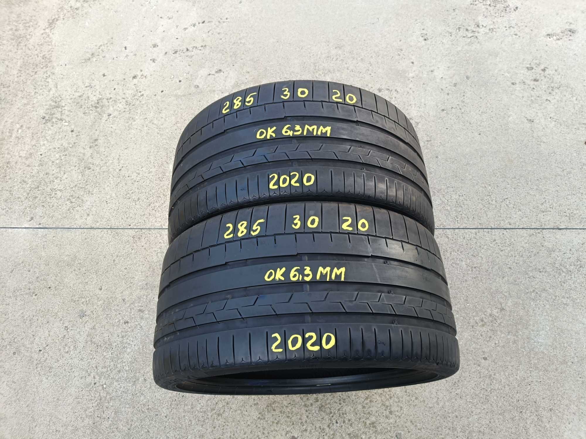Doua anvelope de vara 285 30 20 continental sportcontact 6
