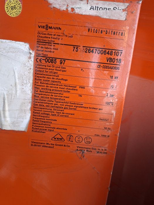 Centrala pe ulei arsViessmann