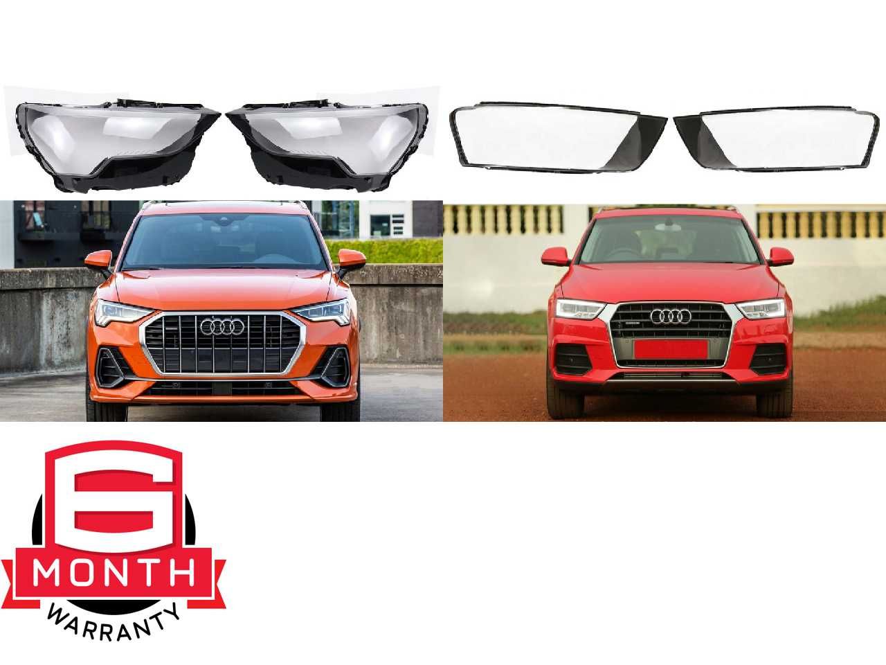 Sticla far Audi Q3 8U Facelift LCI, Audi Q3 F3 Capac Geamuri