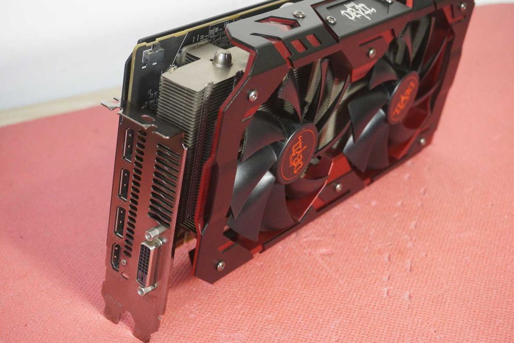 Видеокарта RX 580 8GB Red Devil Golden Sample 1425mhz core/ вкл ДДС