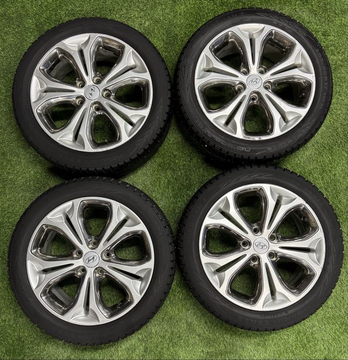 Диски шины в сборе 5x114.3 R17 205/50 в сборе титанки