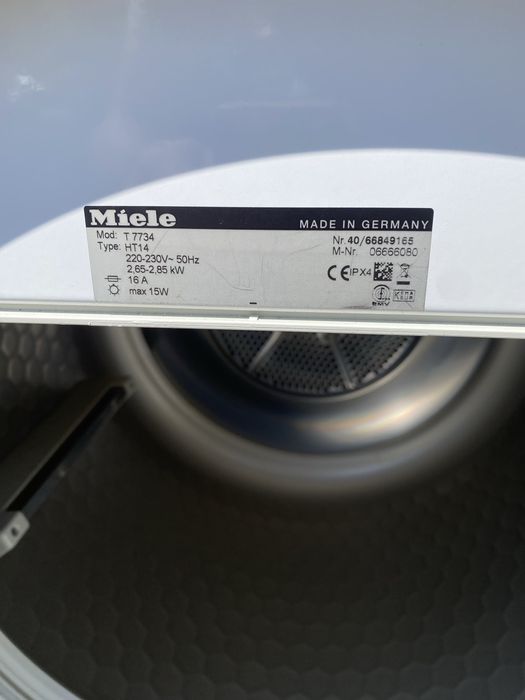 Vand uscator de haine Miele softtronic