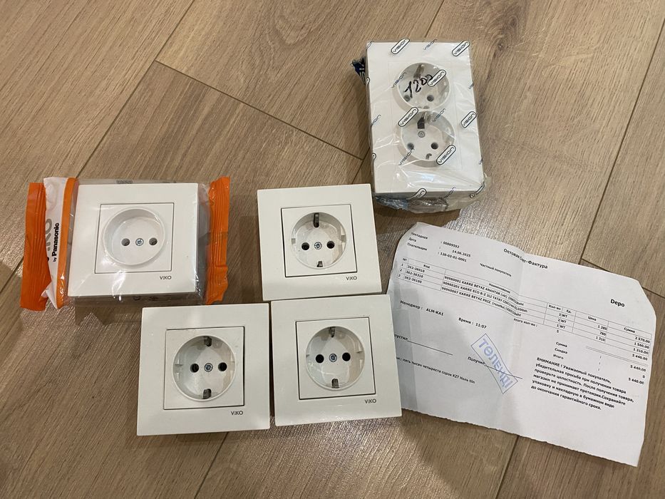 Розетки viko новые