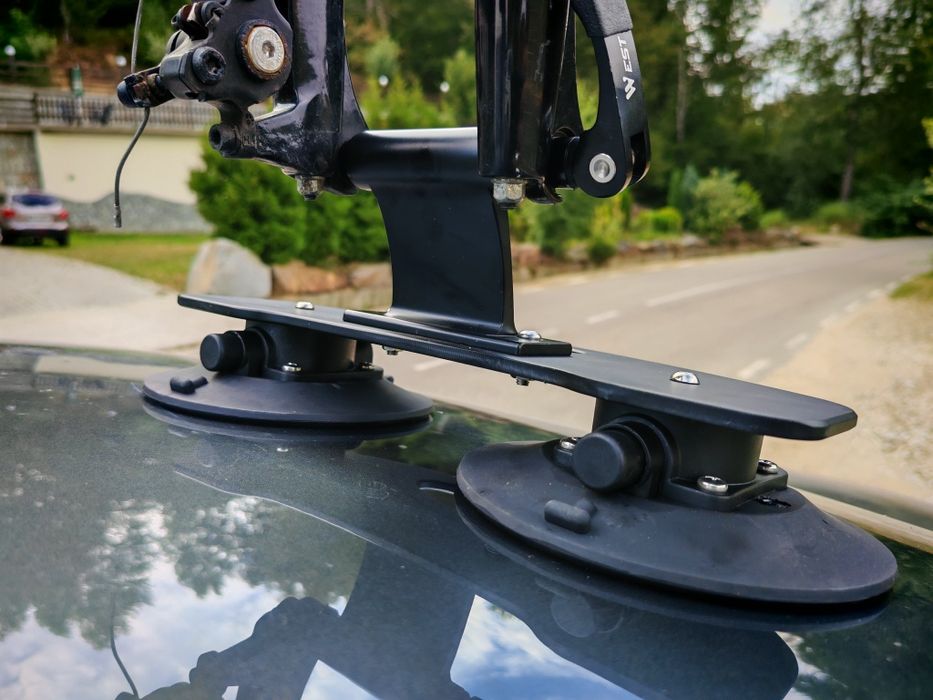 Suport bicicleta, prindere cu ventuze, vacuum, Tesla, i3 etc.