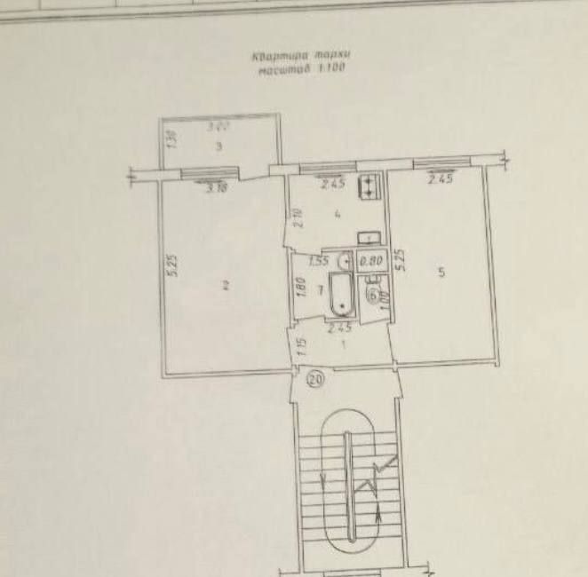 Продается квартира 2/3/4 массив феруза