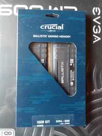 Gaming Memory  Pc Crucial Ballistix 16GB Kit (2 x 8GB) DDR4-3600 -noi,