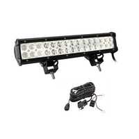 Led Bar 90w spot si flood + kit cablaj releu buton