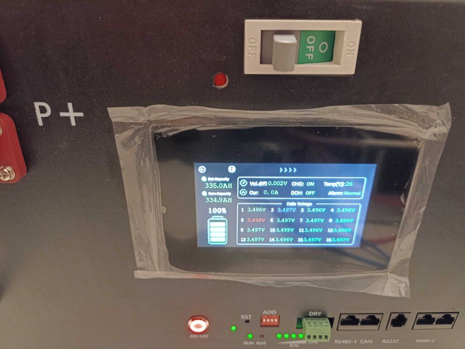 15kWh литиева батерия за соларна система LiFePO4 lithium battery 17kWh
