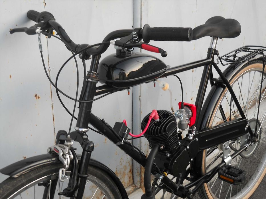 bicicleta cu motor  termic 2t