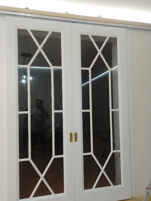 Установка дверей есык орнатамыз