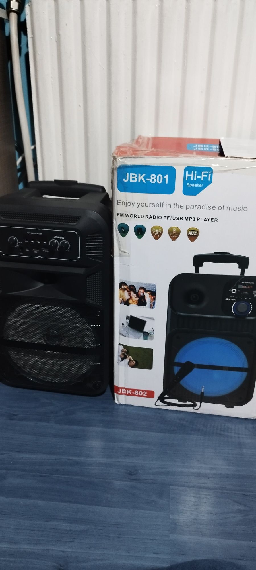 Колонка JBK-801 + микрофони