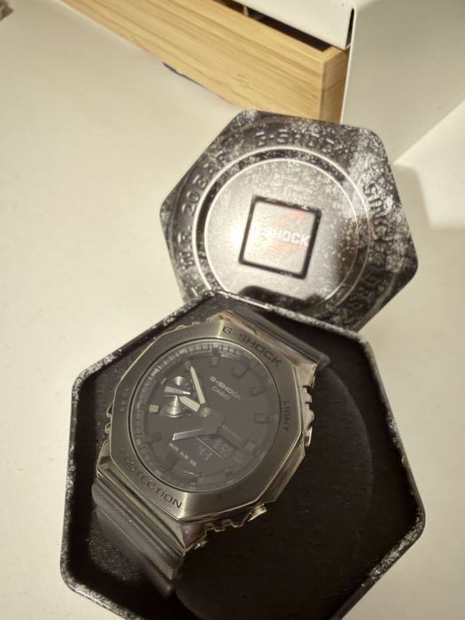 Ceas Casio G-Shock GM-2100BB-1AER in garantie