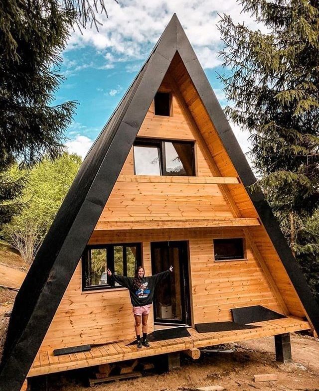 Cabana tip A Frame  4.6m x 9m