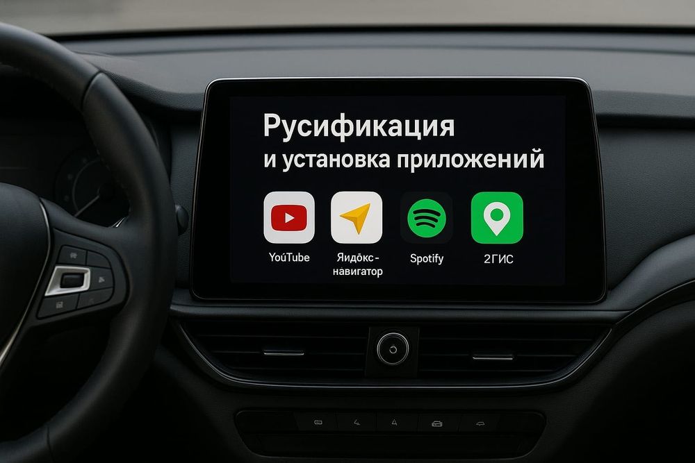 Русификация/Установка приложений на Китайские авто