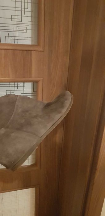 cizme de piele intoarsa fina