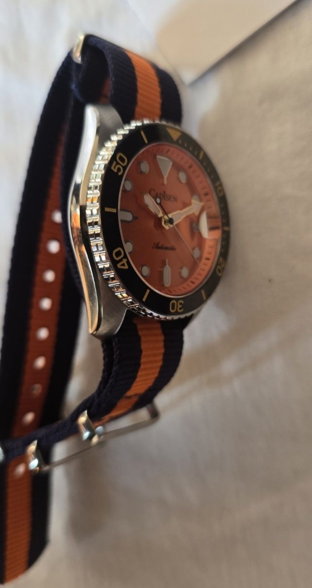 Seiko diver 200 m nh35a super lume bgw9/skx 007 и 009 homage/ Cadisen