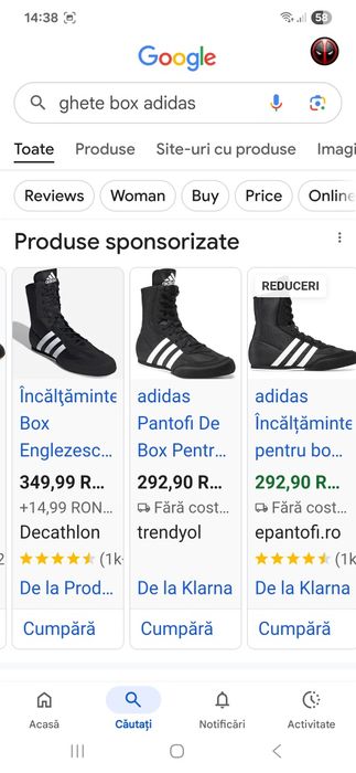 Ghete box Adidas