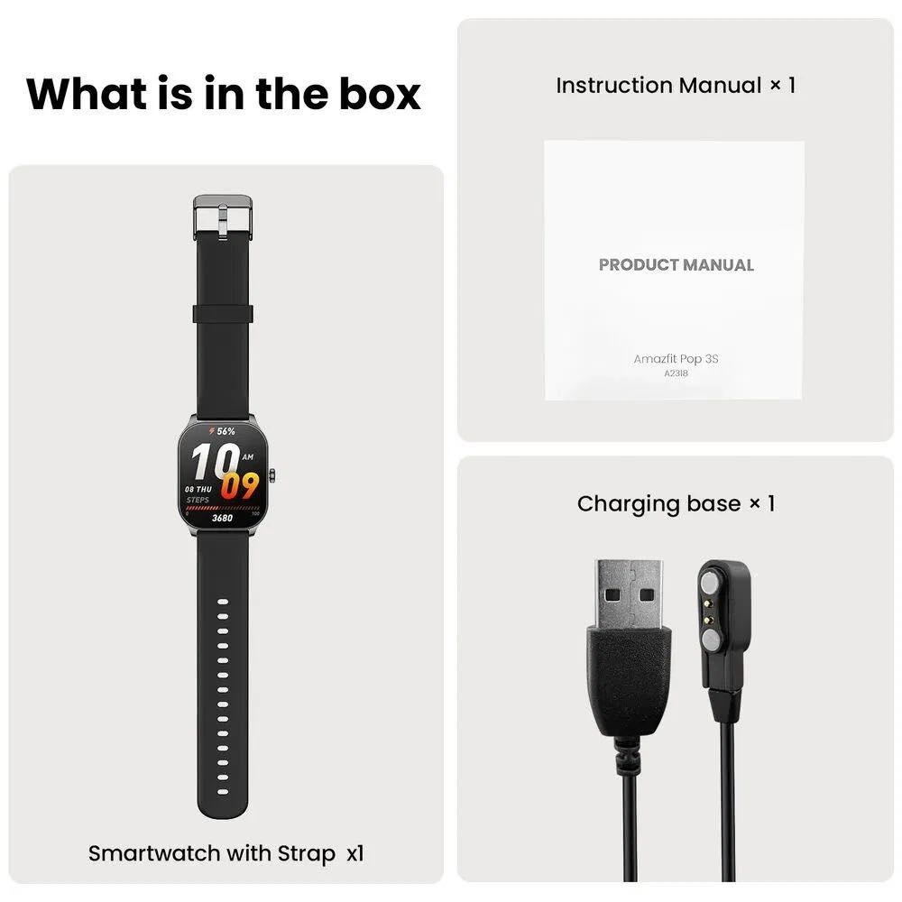 "Smart Watch Amazfit Pop 3S | Новинка | Гарантия | Доставка"