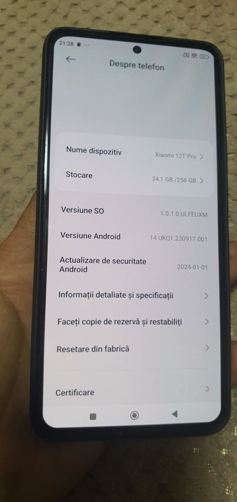 Xiaomi 12t pro 5g 20 gb ram