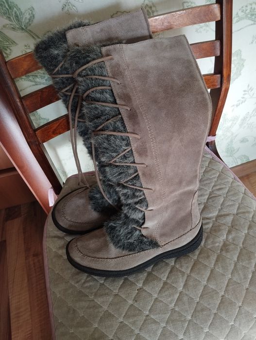 Сапоги зимние 37 разм. Натуральная кожа