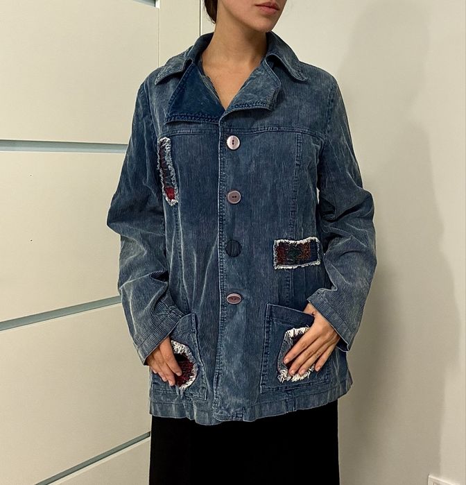 Кадифено дънково яке универсален размер